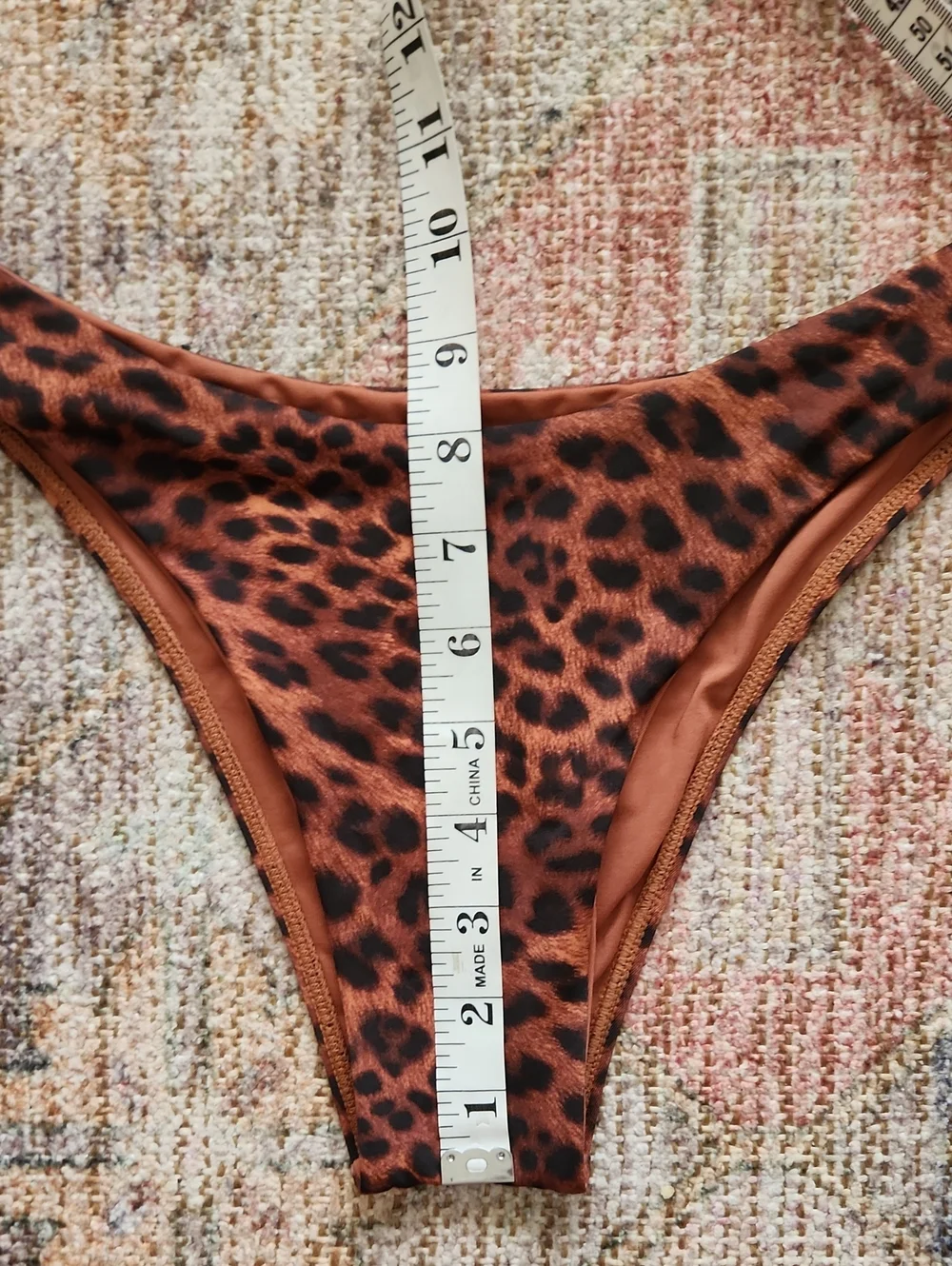 Nwt- Monday Swimwear Byron Bottom Dark Jaguar Size Small